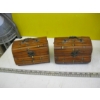 Image 5 : 4 SM. WICKER LIDDED BASKETS