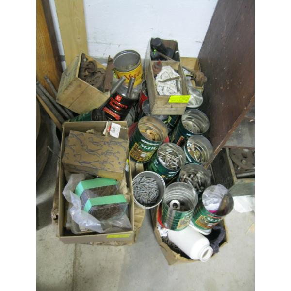 LG. LOT OF ASST. SCREWS, BOLTS, NUTS, ETC.
