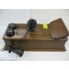 Image 4 : OAK CASED WALL MOUNT TELEPHONE