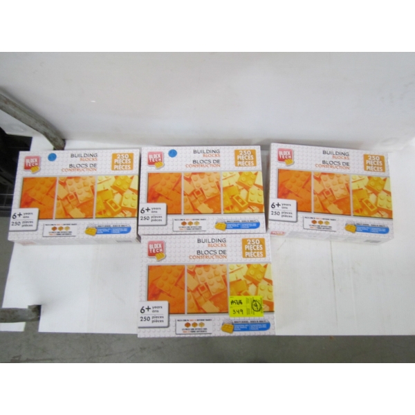 4 BOXES OF BLOCK TECH LEGO LIKE BUILDING BLOCKS