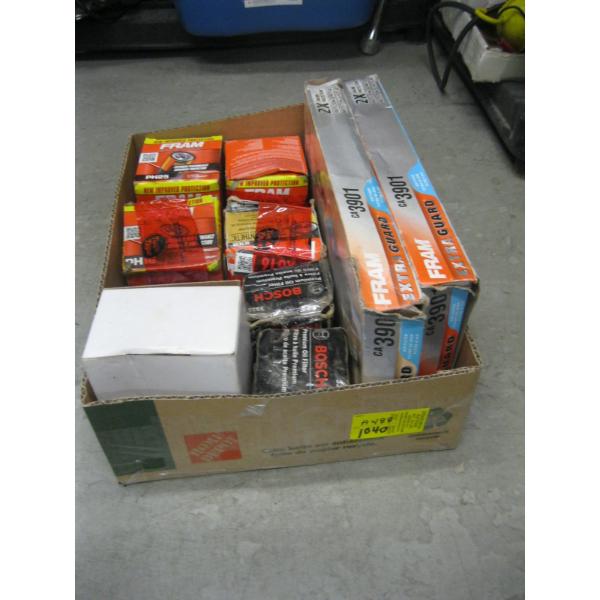 AIR FILTERS, OIL FILTERS, ETC.