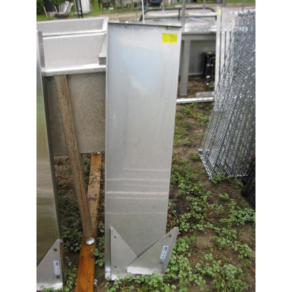 4' STAINLESS STEEL SHELF UNIT W/BRACKETS