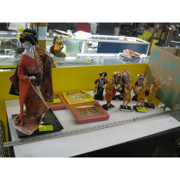 ASST. ASIAN FIGURINES, ETC.
