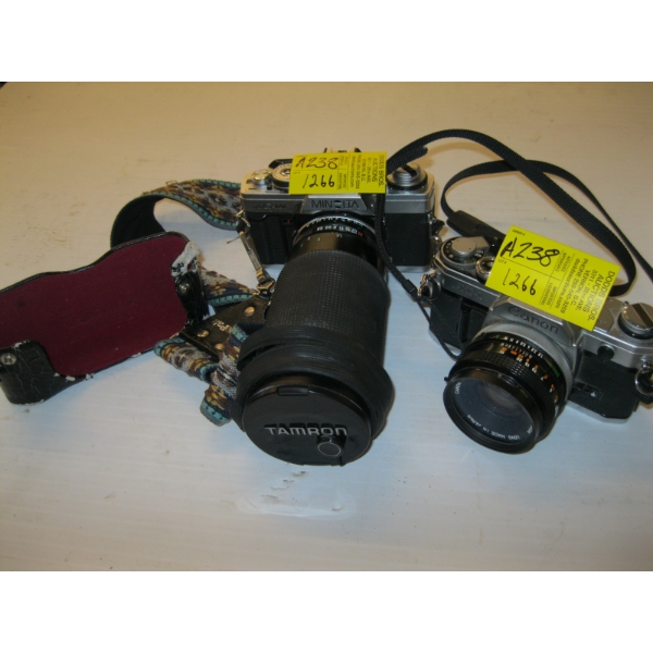 2 CAMERAS - MINOLTA & CANON