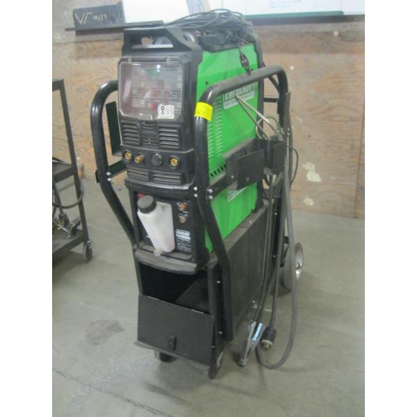 EVERLAST POWER TIG 325EXT WELDER W/COOLER ON CART