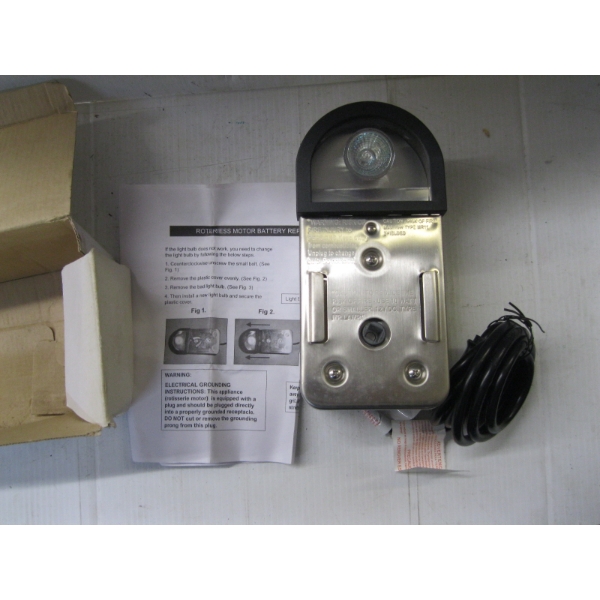 ELECTRIC BBQ ROTISSERIE W/LIGHT