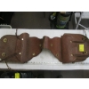 Image 2 : PAIR OF LEATHER SADDLEBAGS & A CANVAS BACKPACK