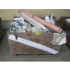 Image 1 : BIN OF ASST. BOAT UPHOLSTERY MATERIAL, WINDOWS, ETC.
