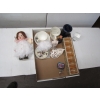 Image 1 : MISC. DOLL, CRYSTAL FIGURINE, GLASSES, ETC.