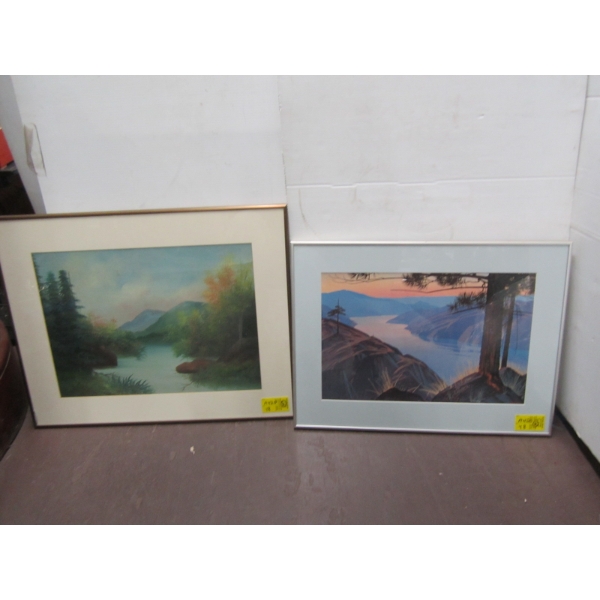 2 FRAMED PICTURES