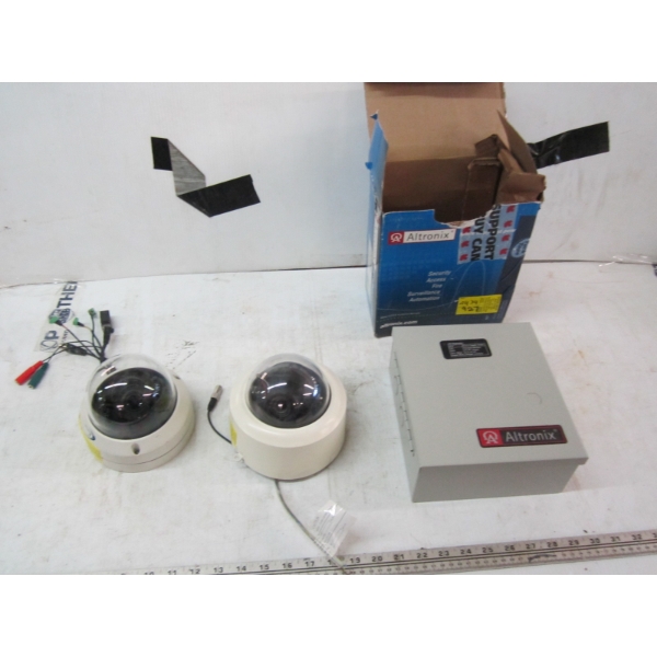 SECURITY ACCESS FIRE SURVEILLANCE AUTOMATION & 2 SECURITY CAMERAS