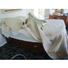Image 1 : BED W/WOODEN BEDFRAME W/DRAWERS - CAPTAIN'S BED