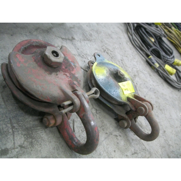 2 - 6" SNATCH BLOCK PULLEYS