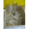 Image 3 : 2 BOXES OF ASST. DECANTERS, CRYSTAL GLASSES, ETC.