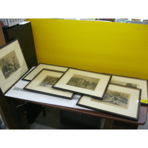 SET OF 6 FRAMED PRINTS