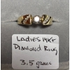 Image 1 : LADIES 14KT DIAMOND RING 3.5G, SZ 6 1/4