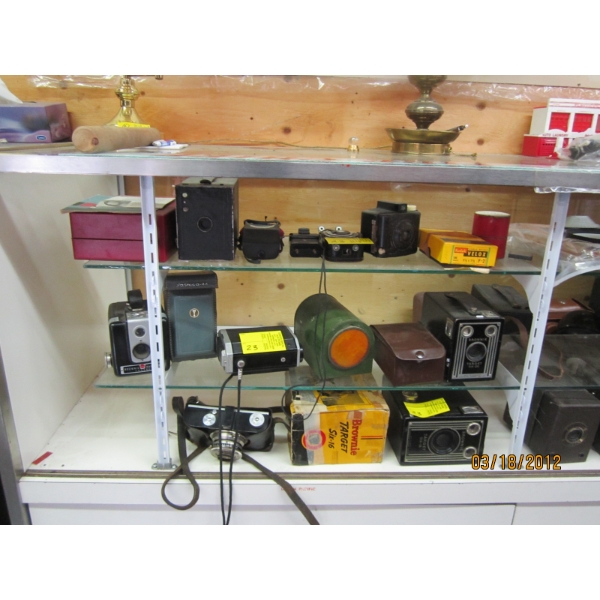 LG. LOT OF ASST. VINTAGE CAMERAS