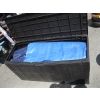 Image 1 : BROWN PATIO STORAGE BOX W/TARPS