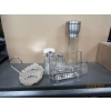 Image 3 : 3 SM. SCALES & BOX OF MISC. S&P SHAKERS, ETC.