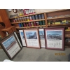Image 1 : SET OF 1869-1969 CENTENNIAL UNION PACIFIC RAILWAY CALENDAR, POSTERS (12) - FRONT & BACK OF FRAMES