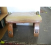 Image 1 : LEATHER CAMEL STOOL