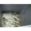 Image 6 : APPROX. 55"X55" METAL LINED PLASTIC SKIRTED FLUID STORAGE TANK W/LOWER DRAIN