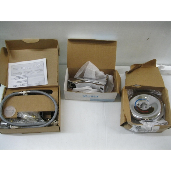 MISC. TUB SPOUT KIT & 2 HANDLED LAVATORY VALVE