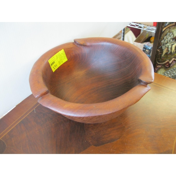 MCM WALNUT BOWL