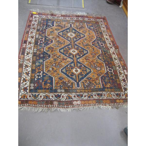 61"X81" HAND KNOTTED PERSIAN CARPET