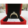 Image 3 : LADIES 14KT SOLDERED RING W/DIAMONDS, 3.5G, SZ 5 3/4