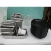 Image 2 : BIN OF ASST. STAINLESS STEEL PANS, PLASTIC BASKETS, ETC.