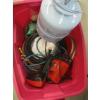 Image 2 : TUB OF MISC. BATTERY CHARGERS, TANK, ETC.