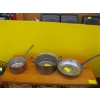 Image 1 : 3 COPPER POTS