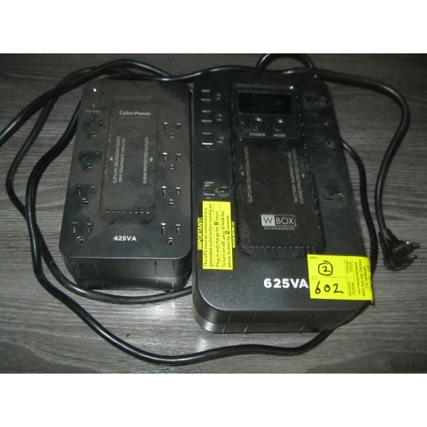 2 BATTERY BACKUPS