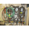 Image 3 : LARGE LOT OF ASST'D ITEMS ON WALL INCL. WIRING, AIR LINES, ETC.