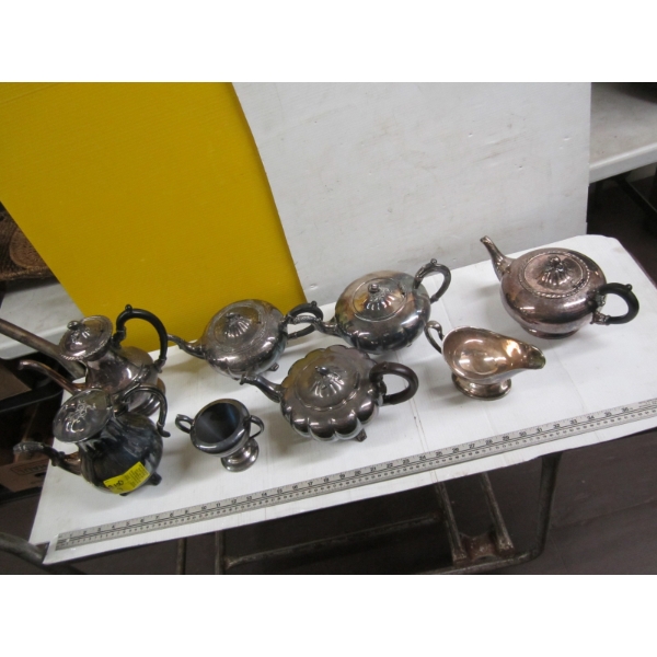 SILVERPLATE TEAPOTS
