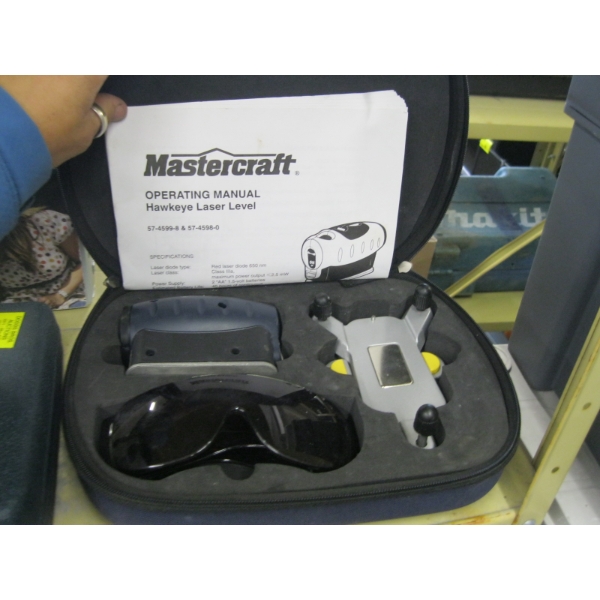 MASTERCRAFT HAWKEYE LASER LEVEL IN CASE