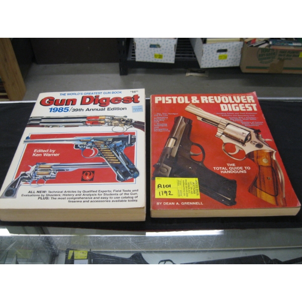 2 VINTAGE GUN BOOKS - 1 PISTOL & REVOLVER DIGEST & 1 GUN DIGEST