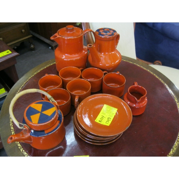 MCM COFFEE & TEA SET, CERAMANO