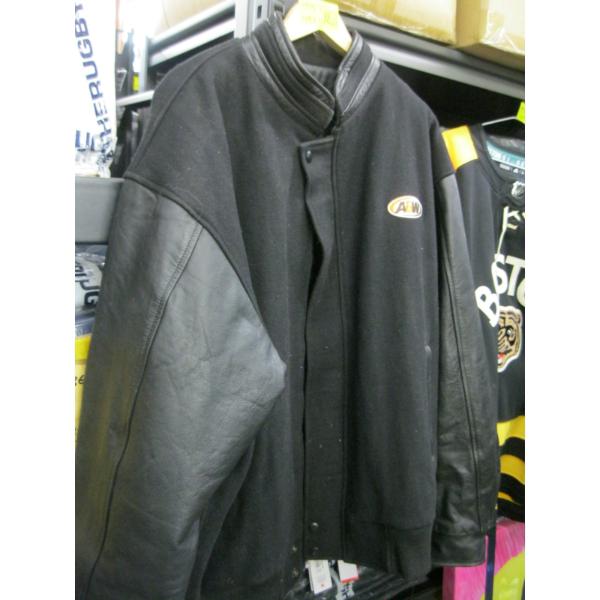 SZ XL A&W LEATHER ARM JACKET