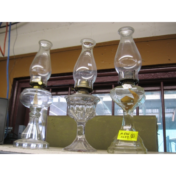 3 OIL LANTERNS