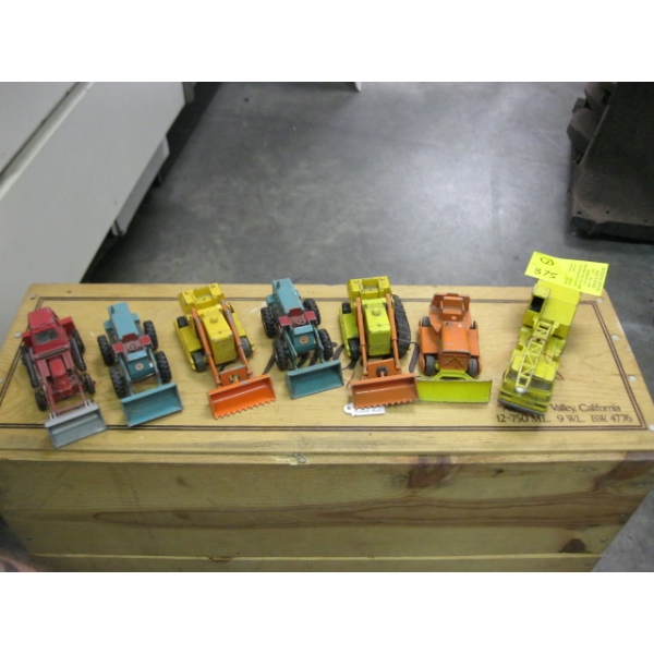 ASST. LOADERS, CRANE, ETC. - MATCHBOX, LESNEY, ETC.