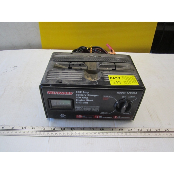 WESTWARD 15/2 AMP BATTERY CHARGER W/100AMP ENGINE START