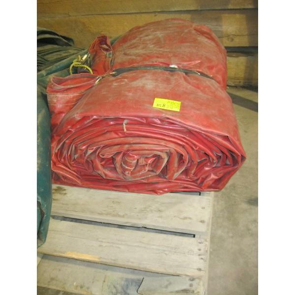 LARGE RED TARP