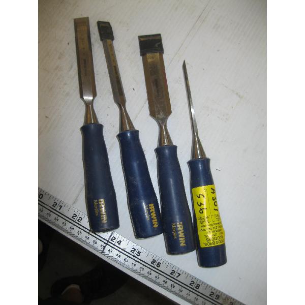 4 PIECE IRWIN MARPLES CHISEL SET