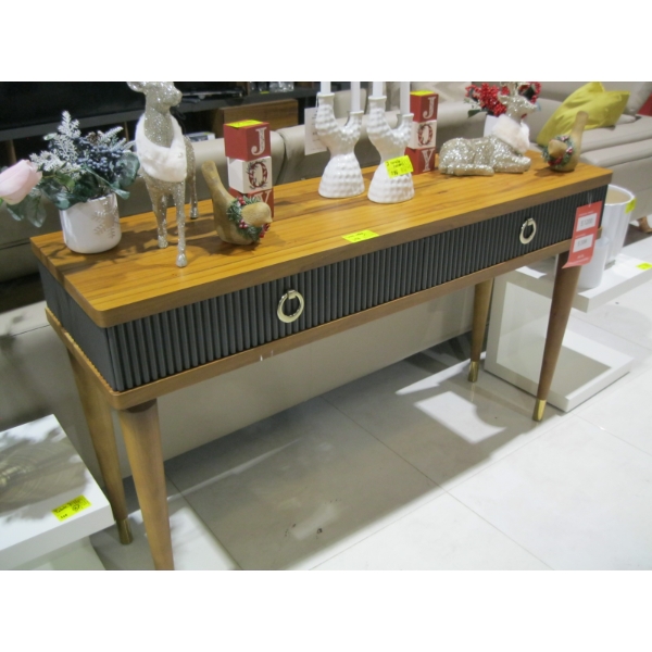 2 DRAWER WOOD SOFA TABLE