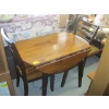 Image 1 : SM. DROPLEAF DINETTE TABLE W/2 CHAIRS