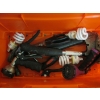 Image 3 : ORANGE BOX W/ASST. TOOLS, SPRAYERS, HATCHET, ETC.