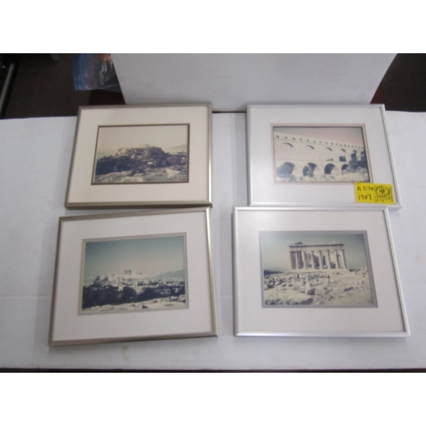 4 FRAMED PHOTOGRAPHS