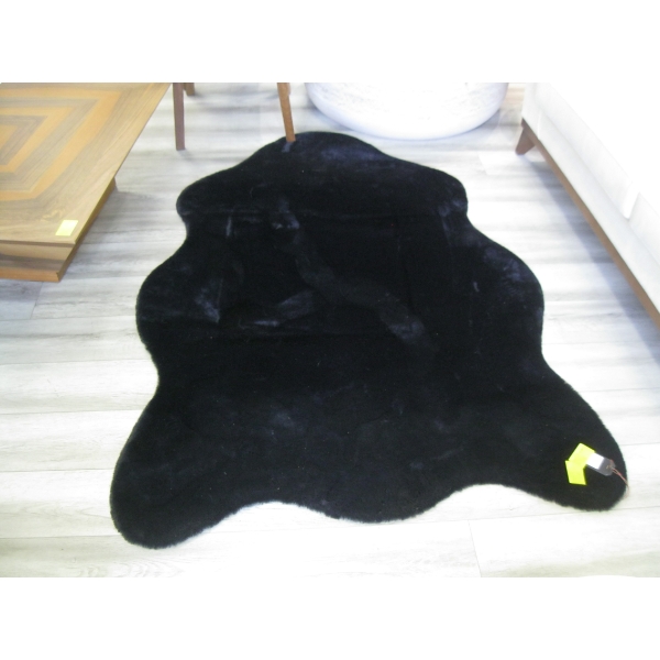 BLACK 120X180CM AREA CARPET